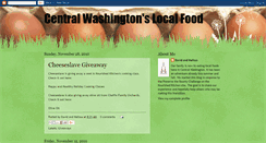 Desktop Screenshot of centralwalocalfood.blogspot.com