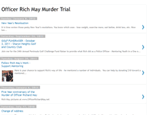 Tablet Screenshot of officerrichmaymurdertrial.blogspot.com