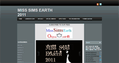 Desktop Screenshot of misssimsearth.blogspot.com