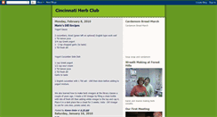 Desktop Screenshot of cincinnatiherbclub.blogspot.com