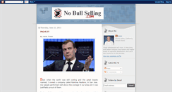 Desktop Screenshot of nobullselling.blogspot.com