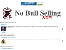 Tablet Screenshot of nobullselling.blogspot.com