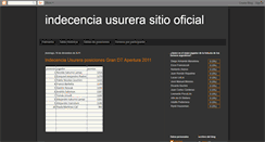 Desktop Screenshot of indecenciausurera.blogspot.com