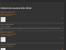 Tablet Screenshot of indecenciausurera.blogspot.com