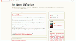Desktop Screenshot of be-more-effective.blogspot.com
