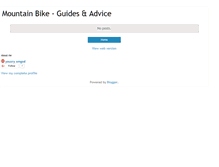 Tablet Screenshot of mountainbikesguide.blogspot.com