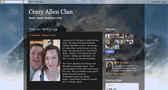 Desktop Screenshot of crazyallenclan.blogspot.com