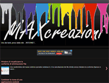 Tablet Screenshot of maxcreazioniweb.blogspot.com