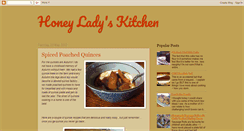 Desktop Screenshot of honeyladyskitchen.blogspot.com