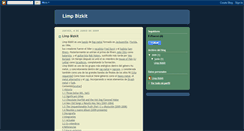Desktop Screenshot of limpbizkitbiografia.blogspot.com