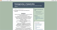 Desktop Screenshot of emergenciasycatastrofes.blogspot.com