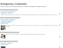 Tablet Screenshot of emergenciasycatastrofes.blogspot.com