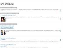 Tablet Screenshot of eriswellness.blogspot.com