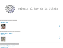 Tablet Screenshot of iglesiareydelagloria.blogspot.com