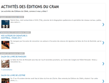 Tablet Screenshot of editionscram.blogspot.com