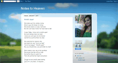 Desktop Screenshot of anerine-notestoheaven.blogspot.com