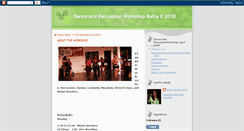 Desktop Screenshot of dancepercussionworkshopbahia.blogspot.com