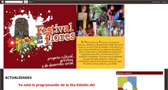 Desktop Screenshot of festivaldelasflores.blogspot.com