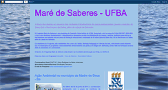 Desktop Screenshot of maredesaberes-ufba.blogspot.com