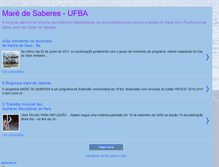 Tablet Screenshot of maredesaberes-ufba.blogspot.com