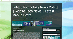 Desktop Screenshot of newarrivaltechnologynews.blogspot.com