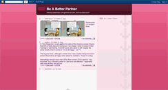 Desktop Screenshot of beabetterpartner.blogspot.com
