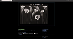 Desktop Screenshot of lily-hepburn.blogspot.com