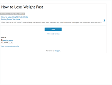 Tablet Screenshot of howtoloseweightfasteating.blogspot.com
