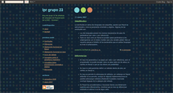 Desktop Screenshot of lprgrupo23.blogspot.com