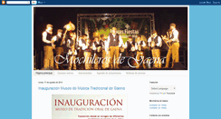 Desktop Screenshot of mochilerosdegaena.blogspot.com