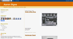 Desktop Screenshot of aaronsigns.blogspot.com