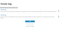 Tablet Screenshot of female-legs.blogspot.com