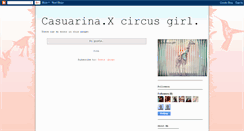 Desktop Screenshot of casuarina-x-circus-girl.blogspot.com