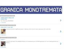 Tablet Screenshot of granicamonotremata.blogspot.com