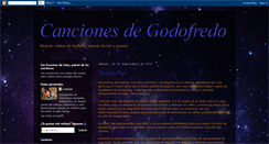 Desktop Screenshot of cancionesdegodofredo.blogspot.com