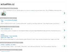 Tablet Screenshot of actualitescz.blogspot.com