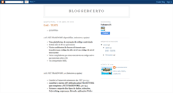 Desktop Screenshot of bloggercerto.blogspot.com