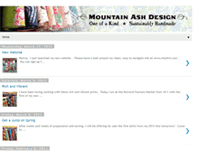 Tablet Screenshot of mountainashdesign.blogspot.com