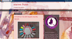 Desktop Screenshot of karmapolish13.blogspot.com