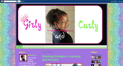 Desktop Screenshot of girlyandcurly.blogspot.com