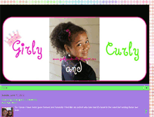 Tablet Screenshot of girlyandcurly.blogspot.com