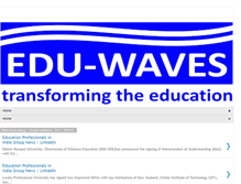 Tablet Screenshot of eduwavesonweb.blogspot.com