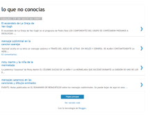 Tablet Screenshot of loquenoconocias.blogspot.com