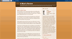 Desktop Screenshot of amomsreview.blogspot.com