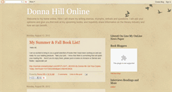 Desktop Screenshot of donnahill.blogspot.com