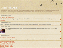 Tablet Screenshot of donnahill.blogspot.com