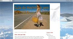 Desktop Screenshot of guiadamochileirasemfronteiras.blogspot.com