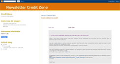 Desktop Screenshot of newsletter-creditzone.blogspot.com