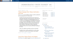 Desktop Screenshot of clinton-and-obama.blogspot.com
