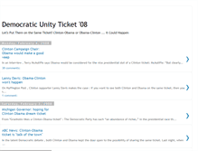 Tablet Screenshot of clinton-and-obama.blogspot.com